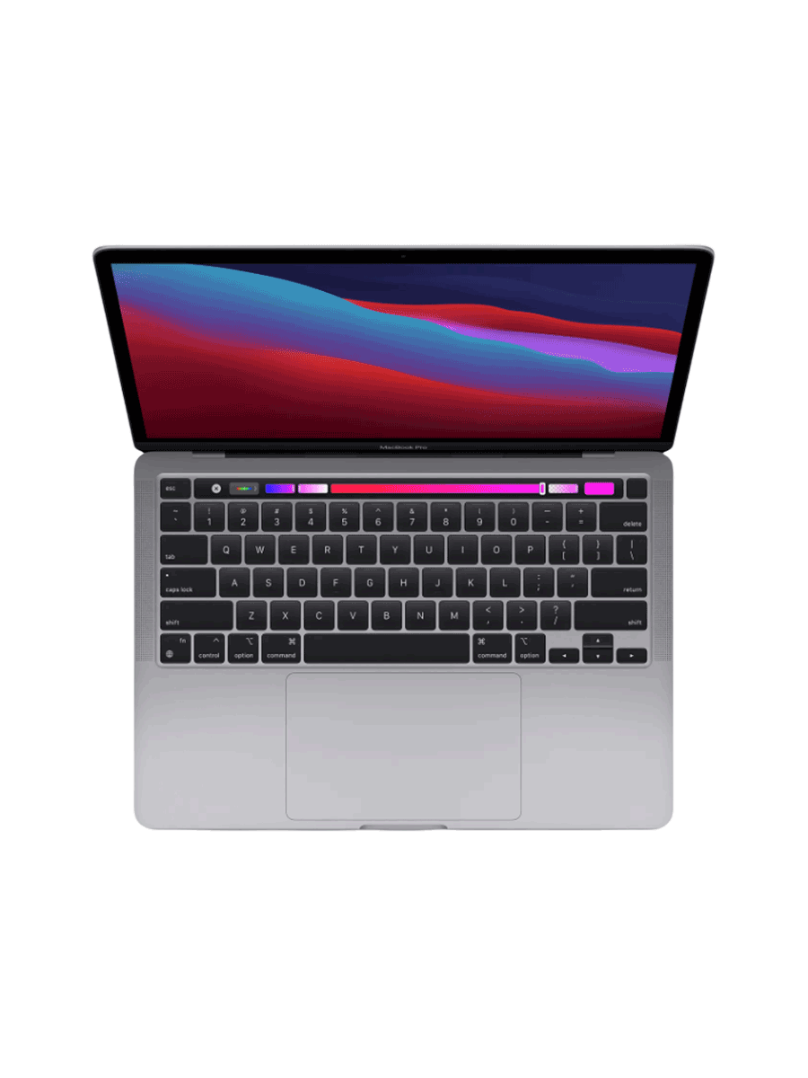 لپ تاپ اپل مدل Apple MacBook Pro MYD82 GRAY - M1 8GB 256 8 core Apple GPU Retina
