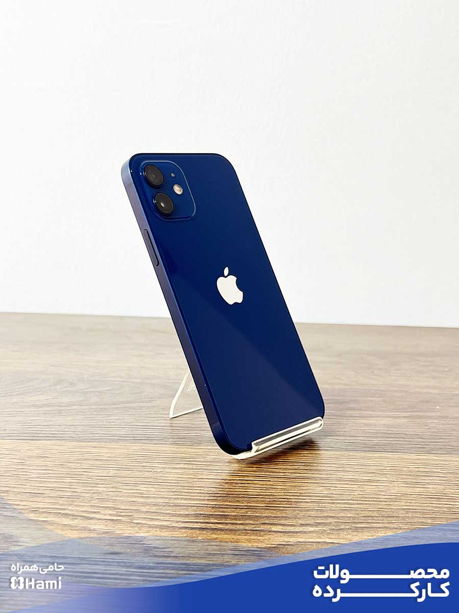 موبایل دست دوم اپل مدل iPhone 12 Blue 128GB