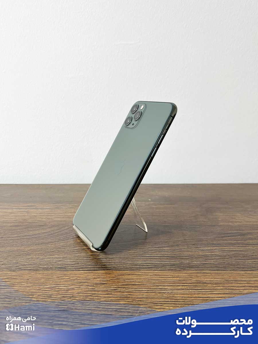 موبایل دست دوم اپل مدل iphone 11 Promax green 256GB