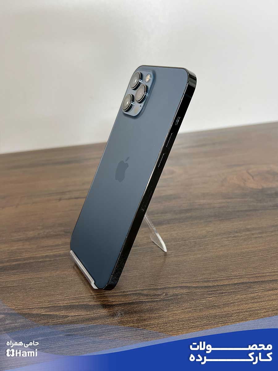 موبایل دست دوم اپل مدل iphone 12 Pro Max Blue 256GB